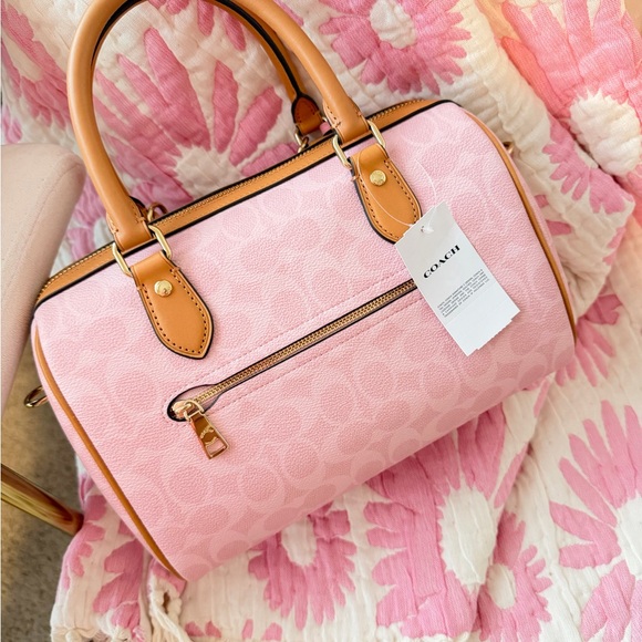 Coach Powder Pink Rowan - Picture 3 of 5